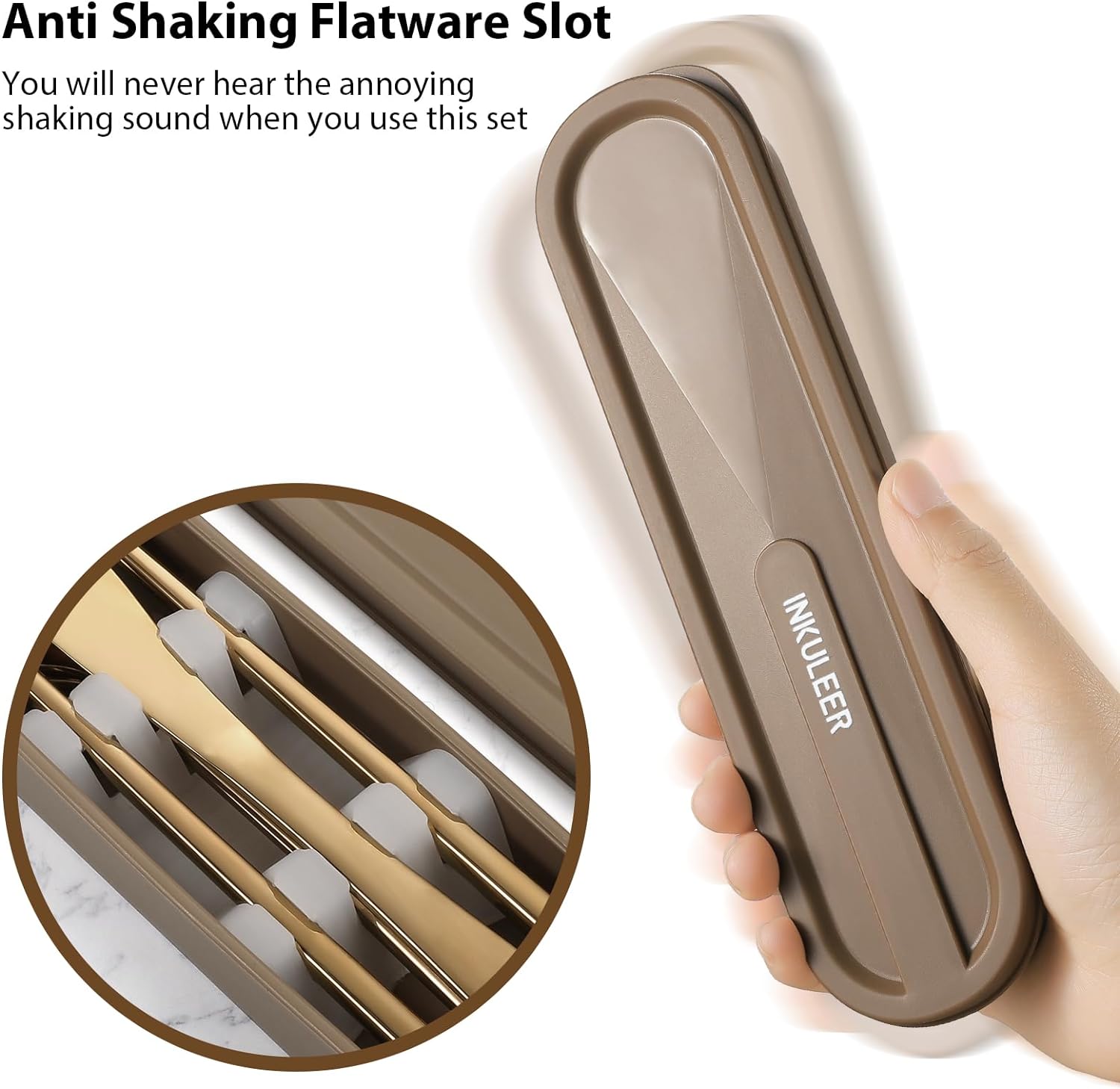Travel cutlery set, Stainless Steel Cutlery, Reusable utensils set with case, Portable Silverware -18/8 Travel cutlery set, Stainless Steel Cutlery, Reusable utensils set with case, Portable Silverware -18/8